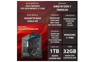 Mad Dog P-A02WB32WP AMD Ryzen 7 32GB DDR5 NVIDIA GeForce RTX 5070 12GB 1TB SSD Windows 11 Professional