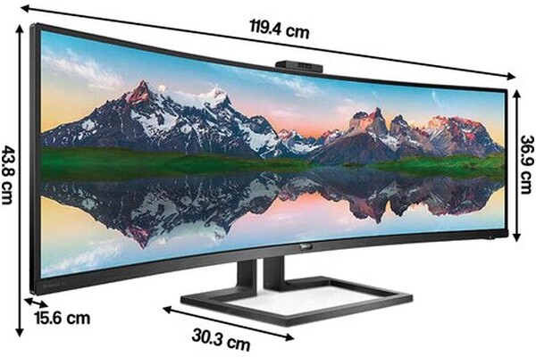 Monitor 48.8" Philips 499P9H czarny