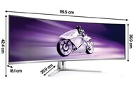 Monitor 48.9" Philips 49M2C8900L biały
