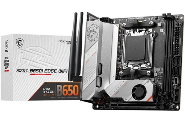 Płyta główna MSI B650I MPG Edge Socket AM5 AMD B650 DDR5 Mini-ITX