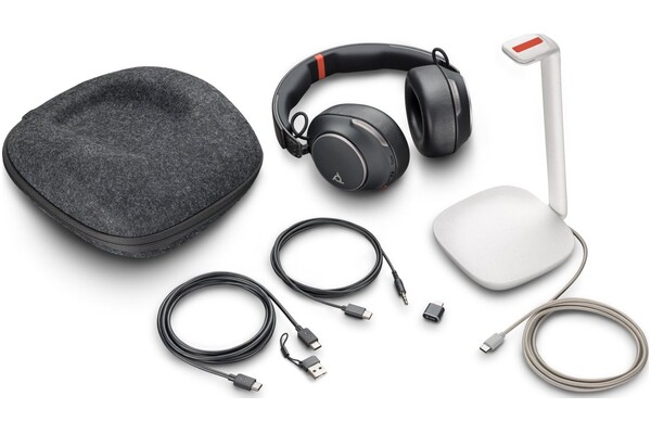 Słuchawki Poly VOYAGER SURROUND 85 UC Nauszne Bezprzewodowe czarny