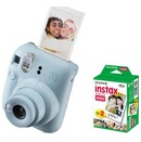 Aparat natychmiastowy Fujifilm Instax Mini 12 niebieski + wkłady 20