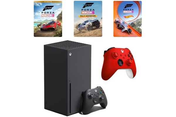 Konsola Microsoft Xbox Series X 1TB czarny + Forza Horizon 5 Ultimate + Kontroler XBOX