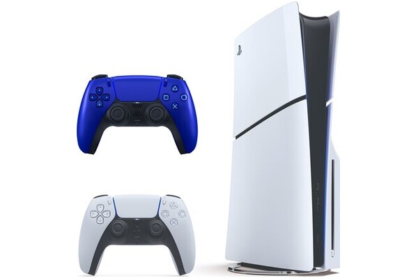 Konsola Sony PlayStation 5 Slim 1TB niebieski + Kontroler PlayStation