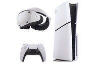 Konsola Sony PlayStation 5 Slim 1TB biało-czarny + Kontroler - 2 szt.