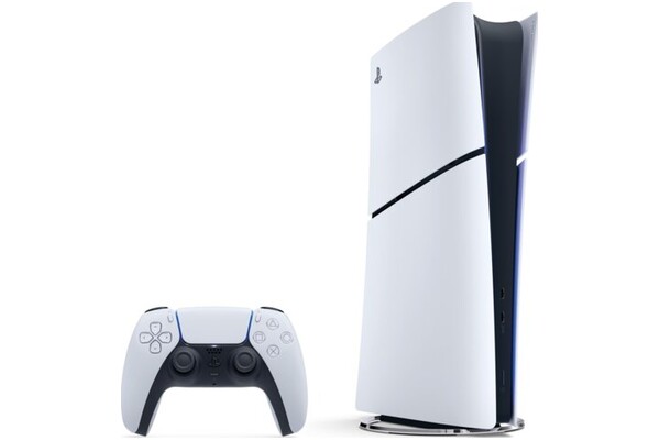 Konsola Sony PlayStation 5 Slim Digital 825GB biało-czarny + Astros Playroom, Fortnite Rozkwitający Chaos
