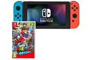 Konsola Nintendo Switch 32GB czarny + Super Mario Odyssey + Kontroler Switch