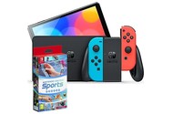 Konsola Nintendo Switch 64GB niebiesko-czerwony + Nintendo Switch Sports