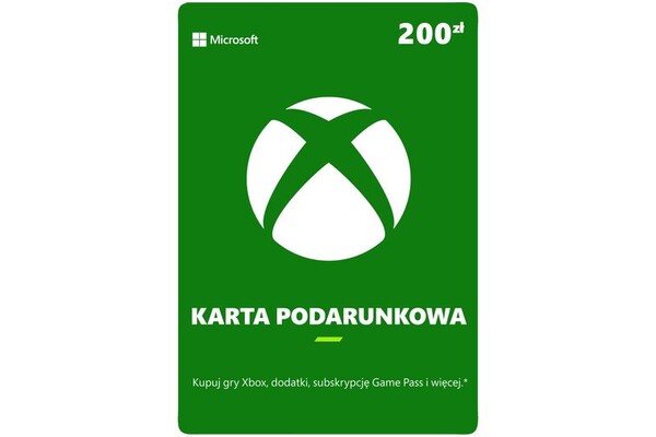 Kod podarunkowy 200 PLN Xbox (One/Series S/X)