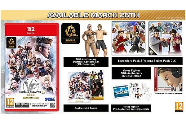 2 Virtua Fighter 5 R.E.V.O. World Stage 30th Edycja Rocznicowa Nintendo Switch