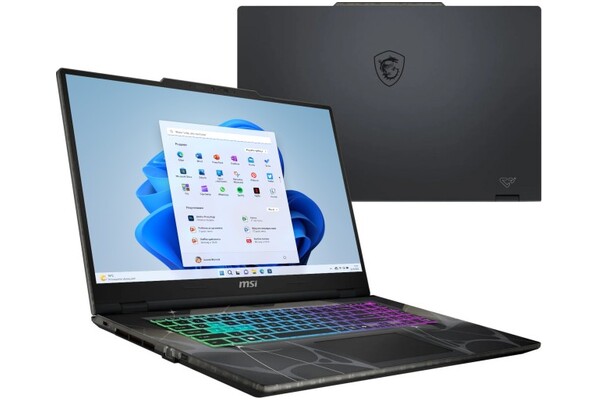 Laptop MSI Cyborg 17 17.3" Intel Core i7-13620H Nvidia GeForce RTX 5060 16GB 512GB SSD Windows 11 Home czarny
