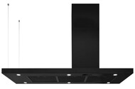 Okap kuchenny wyspowy - T-line AFRELLI Nuvola 116.0cm czarny