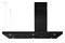 Okap kuchenny wyspowy - T-line AFRELLI Nuvola 116.0cm czarny