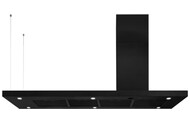 Okap kuchenny wyspowy - T-line AFRELLI Nuvola 146.0cm czarny