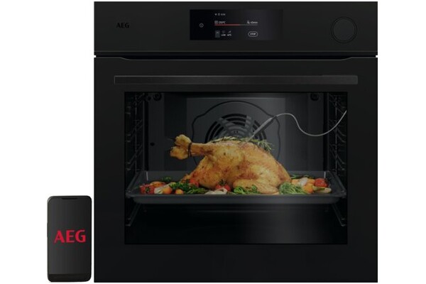 Piekarnik do zabudowy AEG-Electrolux MR7AB elektryczny Parowy czarny