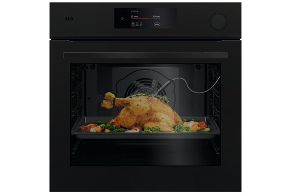 Piekarnik do zabudowy AEG-Electrolux MR7AB elektryczny Parowy czarny