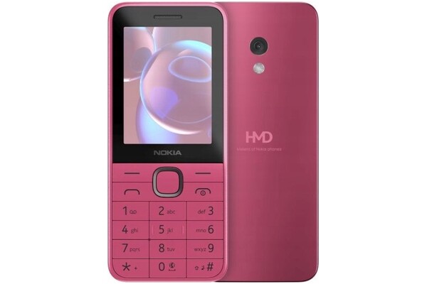 Smartfon NOKIA 225 różowy 2.40" poniżej 0.1GB/