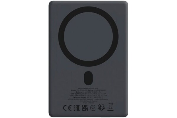 Powerbank Canyon OnPower 500 5000mAh 20.0W czarny
