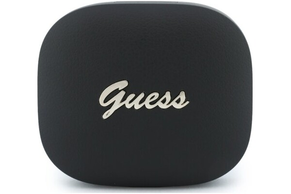 Słuchawki Guess Metal Logo Dokanałowe Przewodowe czarny
