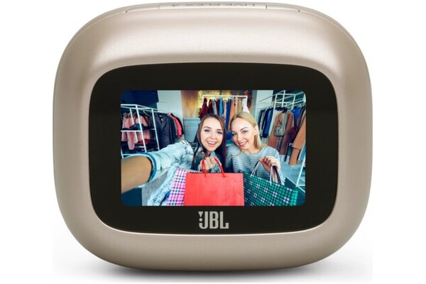Słuchawki JBL Live Flex 4 Douszne Bezprzewodowe beżowy