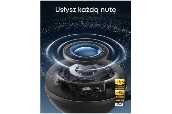 Słuchawki Soundcore Space Nauszne Bezprzewodowe zielony