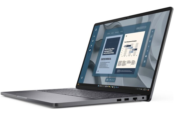 Laptop DELL Pro 16 16.0" AMD Ryzen 5-230 Pro AMD Radeon 760M 16GB 1TB SSD M.2 Windows 11 Professional czarny
