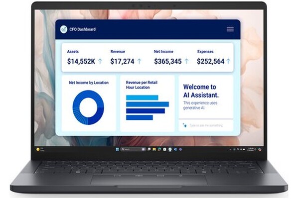 Laptop DELL Pro 13 Premium 13.3" Intel Core Ultra 7-268V Intel Arc 140V 32GB 512GB SSD Windows 11 Professional szary