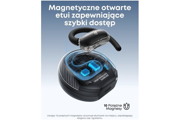 Słuchawki Soundcore V40I przewodnictwo powietrzne Bezprzewodowe czarny