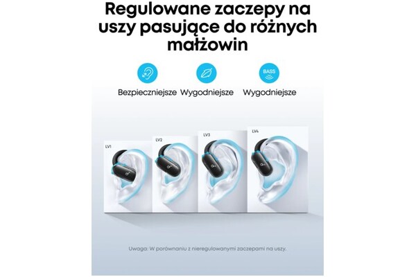 Słuchawki Soundcore V40I przewodnictwo powietrzne Bezprzewodowe czarny