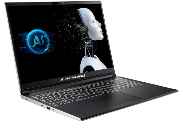 Laptop Dream Machines 16.0" Intel Core Ultra 7-155H NVIDIA GeForce RTX 4050 16GB 1TB SSD M.2 srebrny