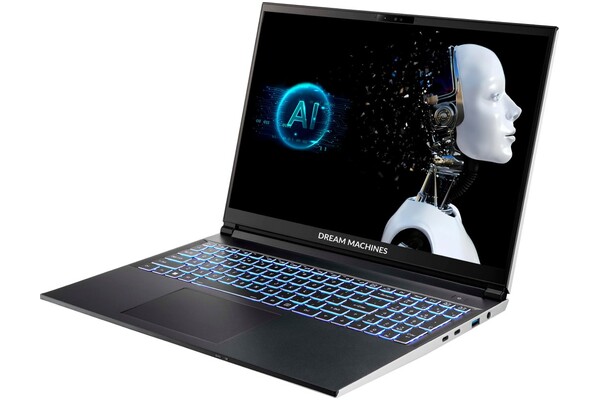 Laptop Dream Machines 16.0" Intel Core Ultra 7-155H NVIDIA GeForce RTX 4050 16GB 1TB SSD M.2 srebrny