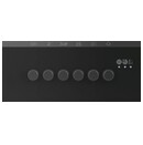 Okap kuchenny Wkład AEG-Electrolux CZARNY650M3 77.2cm czarny