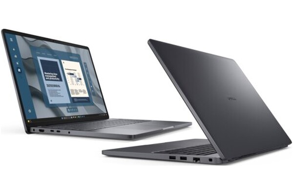 Laptop DELL Pro 16 16.0" AMD Ryzen 5-230 Pro AMD Radeon 760M 16GB 1TB SSD Windows 11 Professional szary
