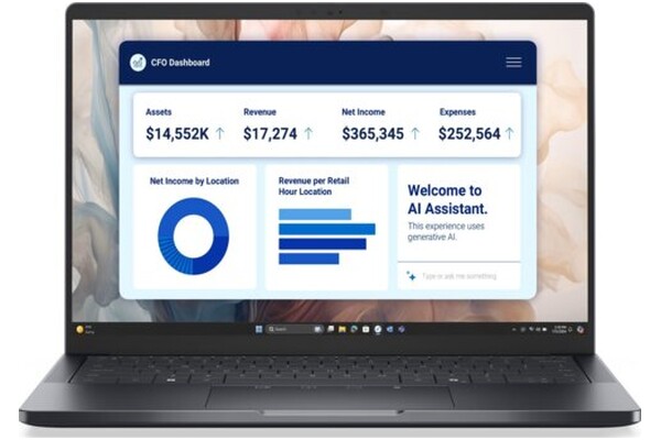 Laptop DELL Pro 14 Premium 14.0" Intel Core Ultra 5-238V Intel Arc 130V 32GB 512GB SSD Windows 11 Professional szary