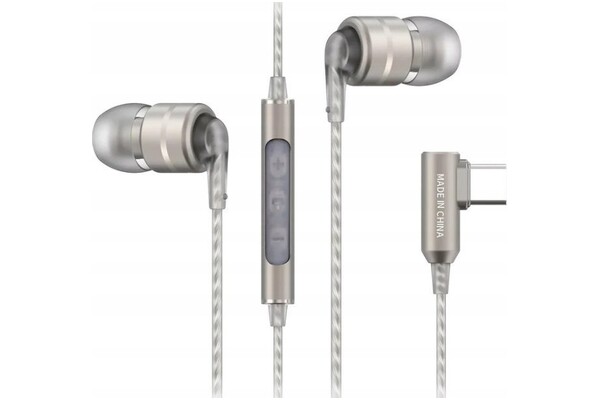 Słuchawki SoundMAGIC E80D Dokanałowe Przewodowe szary