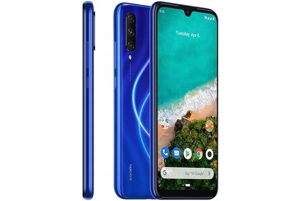 Smartfon Xiaomi Mi A3 niebieski 6.10" 4.0GB/128.0GB
