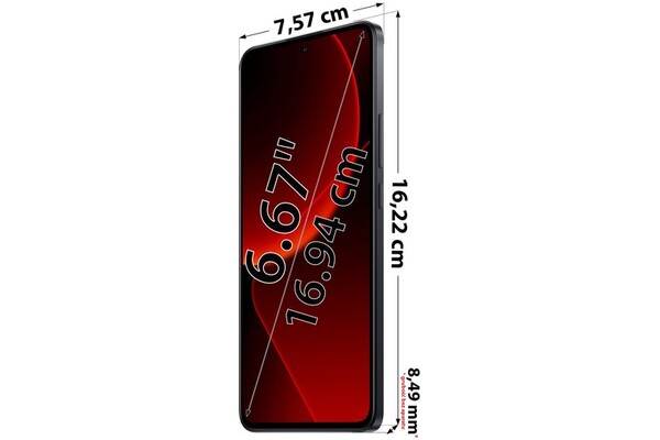 Smartfon Xiaomi 13T 5G czarny 6.67" 8.0GB/256.0GB