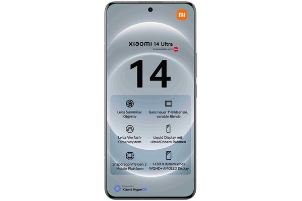 Smartfon Xiaomi 14 Ultra 5G biały 6.73" 16.0GB/512.0GB