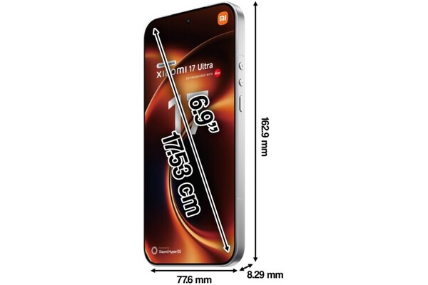 Smartfon Xiaomi 17 Ultra 5G biały 6.90" 16.0GB/512.0GB