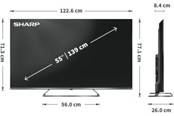 Telewizor Sharp 55JM6745E 55" 4K Ultra HD