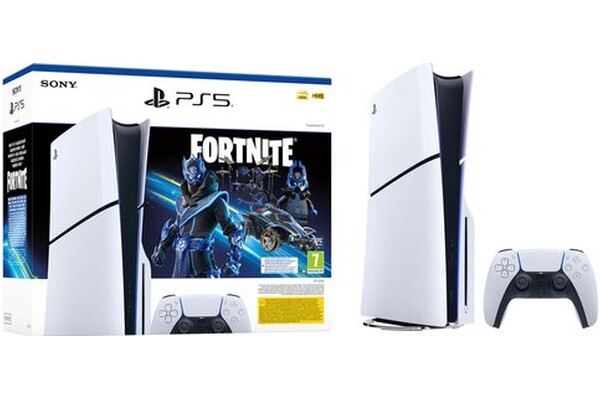 Konsola Sony PlayStation 5 Slim 1TB biało-czarny + EA SPORTS FC 25 Gra PS5 + Kontroler PlayStation