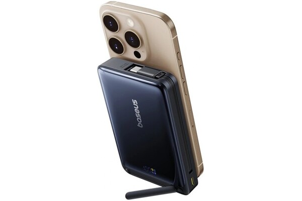 Powerbank Baseus Nomos Qi2 10000mAh 30.0W czarny