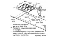 Płyta Gazowa pod szkłem Bosch PCH6A5I90