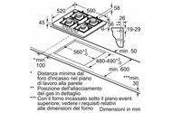 Płyta gazowo-ceramiczna Bosch PNP6B6K40