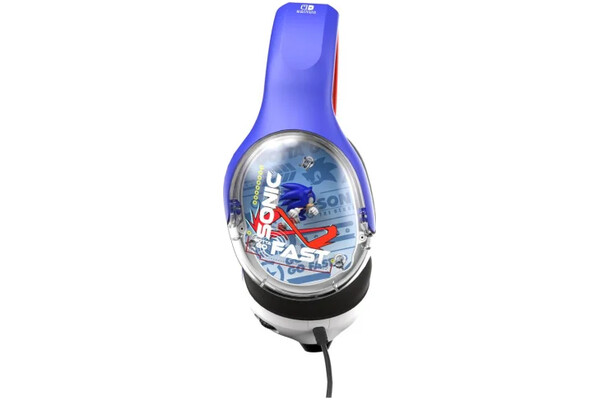 Słuchawki PDP Realmz Sonic Go Fast Nintendo Switch Nauszne Przewodowe wielokolorowy