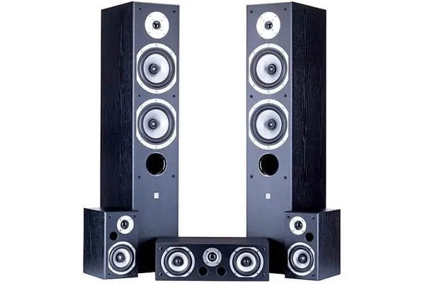 Kolumny Wilson Movix 130W, 5szt., czarny