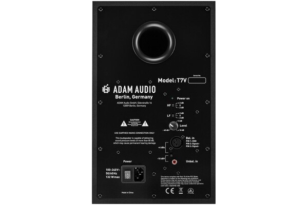 Kolumna ADAM Audio T7V , 1szt., czarny