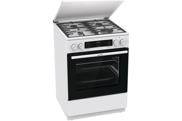 Kuchnia Gorenje GKS6C71WA płyta gazowa, piekarnik elektryczny