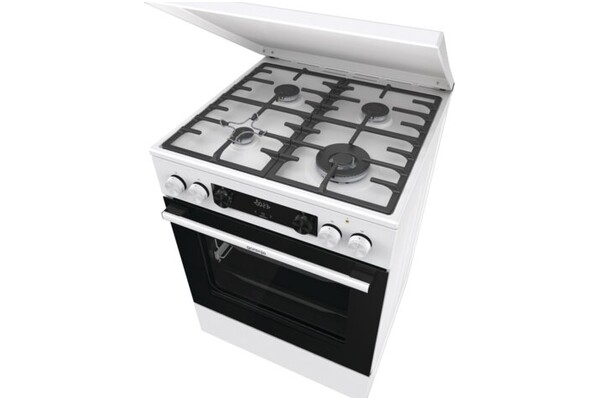 Kuchnia Gorenje GKS6C71WA płyta gazowa, piekarnik elektryczny