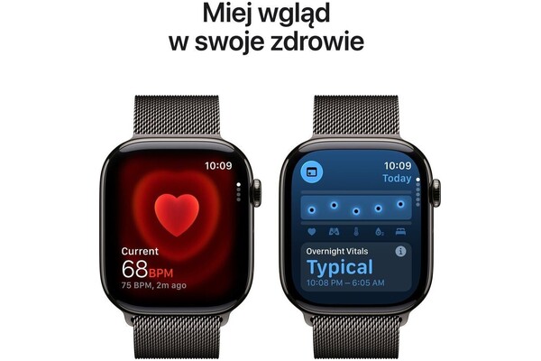 Smartwatch Apple Watch Series 11 Cellular Tytan Case 46.0mm grafitowy
